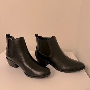 Sam Edelman Pauline Black Leather Boots